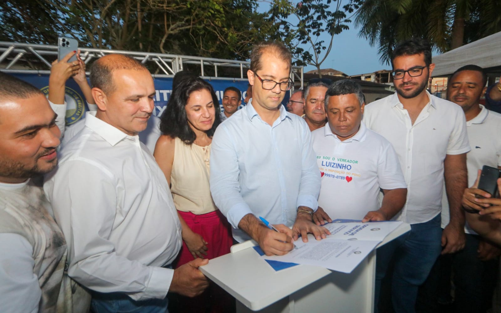 Teixeira: Prefeito Dr. Marcelo Belitardo assina ordem de serviço para obras no entorno do Shopping Teixeira Mall