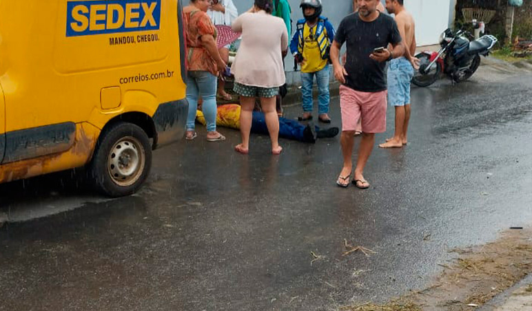 Violência: Carteiro é alvejado a tiros durante jornada de trabalho em Itamaraju