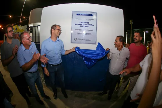 Teixeira: Prefeito Marcelo Belitardo Inaugura chafariz Elisabete Oliveira Santana no bairro Tancredo Neves