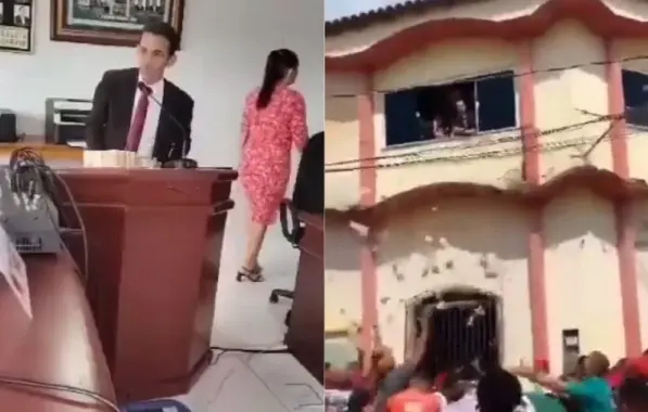 VÍDEO: Vereador joga R$ 250 mil pela janela da Câmara e diz que recebeu do prefeito para renunciar