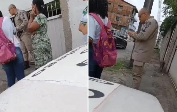 Policial Militar atropela e agride verbalmente uma estudante na região metropolitana de Salvador