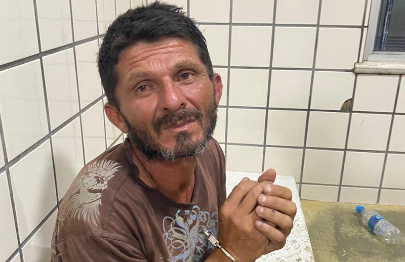 Teixeira: PM prende homem suspeito de adentrar a casa e tentar estuprar menina de 13 anos, no bairro Colina Verde