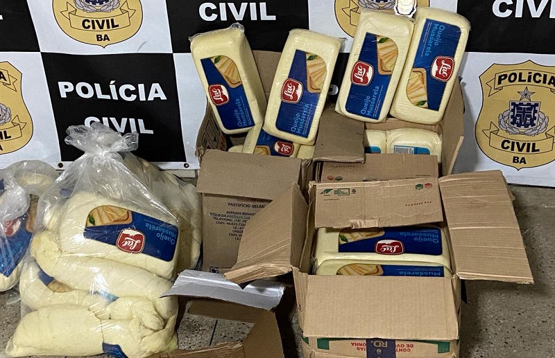 Teixeira: Investigadores da 8ª Cooprin e Mineiros recuperam 10 Toneladas de queijo avaliadas em R$ 250 Mil