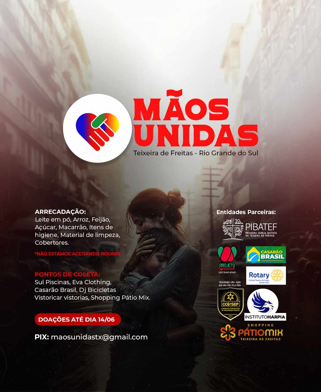 *Solidariedade em Ação: Campanha “Mãos Unidas” Ajuda Famílias Desabrigadas no Rio Grande do Sul*