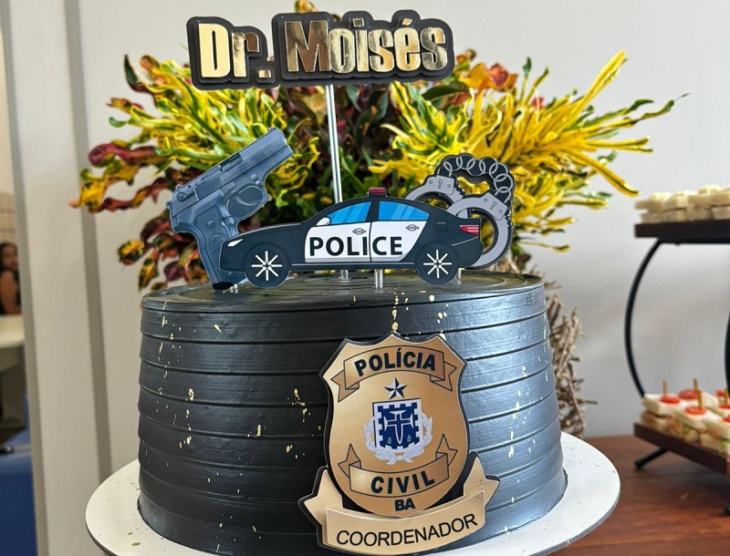 8ª Coorpin: Servidores fazem homenagem ao Coordenador da Polícia Civil Dr. Moisés Damasceno