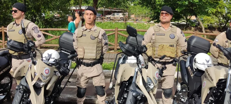 87ª CIPM recebe novas motocicletas para reforçar combate ao crime em Teixeira de Freitas