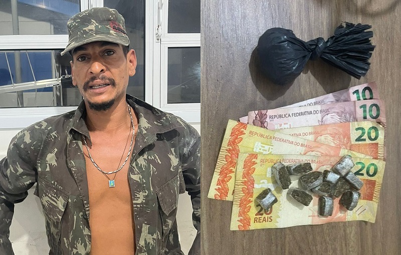 Porto Seguro: CIPE-MA prende homem suspeito de envolvimento com o tráfico de drogas em Porto Seguro
