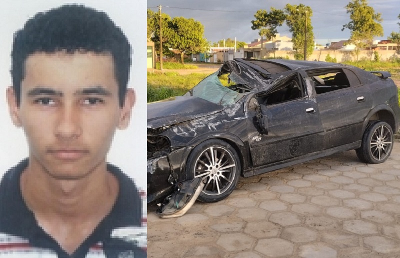 Violência no Trânsito: Jovem morre após capotar veículo na área urbana da cidade de Prado