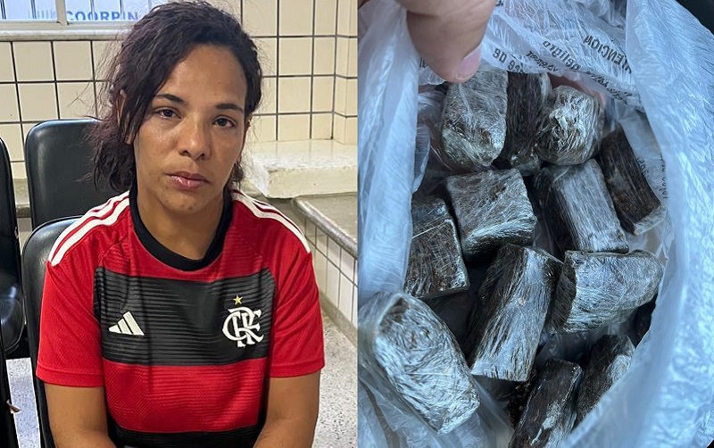 Medeiros Neto: Presa por tráfico de drogas, mulher disse à Polícia que comprava o entorpecente com o dinheiro de auxílio