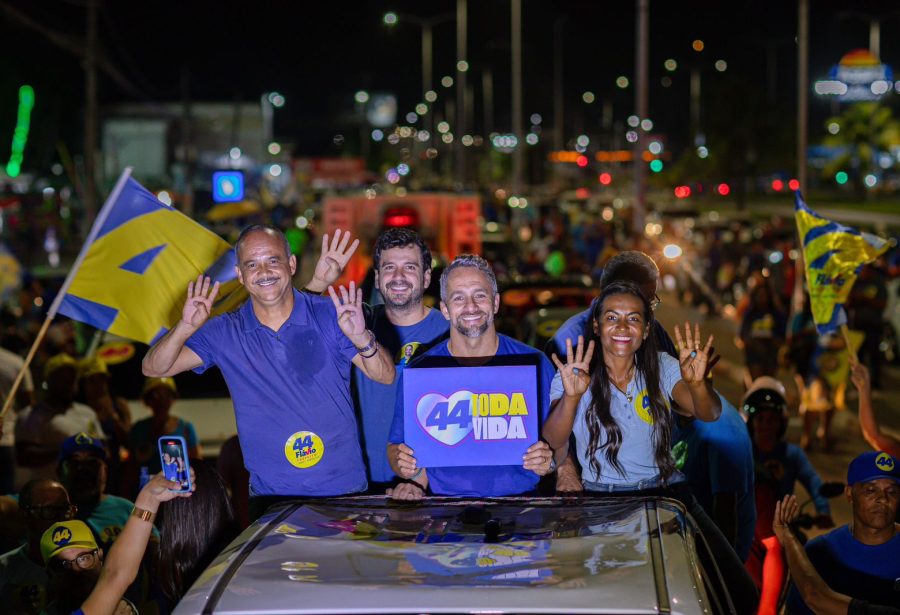 Flávio Matos inicia segundo turno com mega carreata e crava: “O povo está dando a resposta”