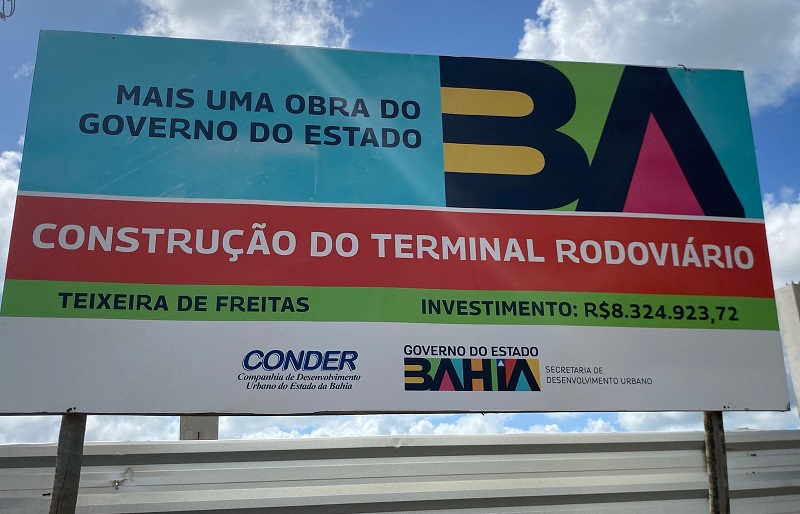 Obras paralisadas e salários atrasados; funcionários denunciam caos na construção da nova rodoviária de Teixeira