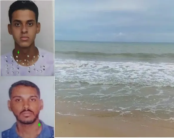 Tragédia: Dois turistas de Teófilo Otoni morrem vitimas de afogamento em Praia de Prado