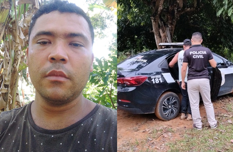 Itamaraju: Homem acusado de matar a companheira e jogar corpo em rio é preso na zona rural