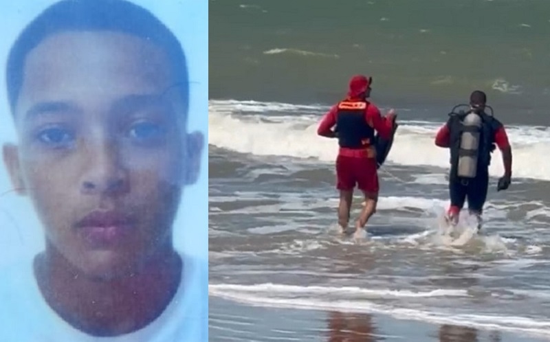 Corpo de jovem de 18 anos que morreu afogado em Praia de Nova Viçosa é resgatado