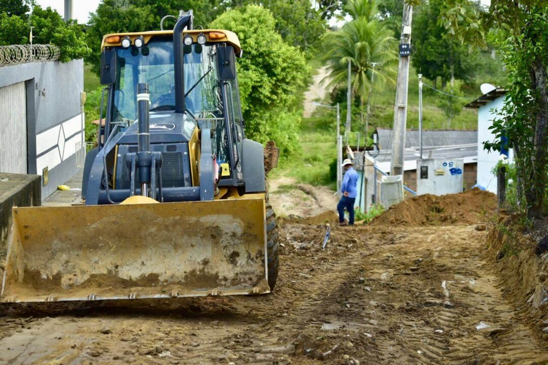 Teixeira de Freitas: Obras de infraestrutura avançam no bairro Jerusalém