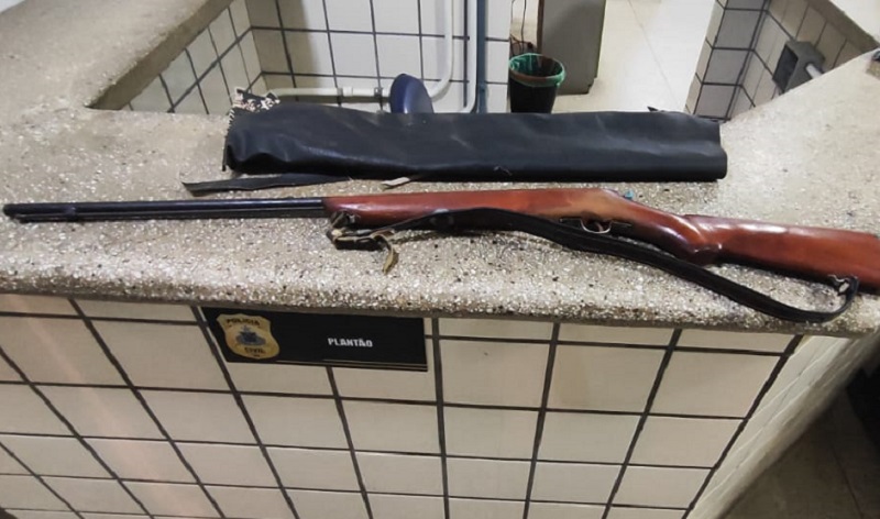 Teixeira: Idoso é preso por porte ilegal de arma de fogo, após denúncia de estupro ser descartada