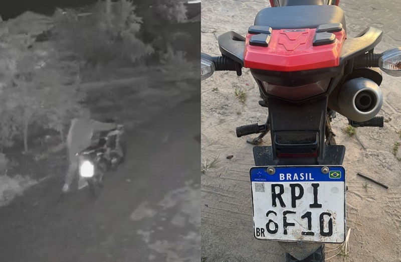 Teixeira: Jovem tem moto levada por ladrões que quebraram trava e fizeram ligação direta