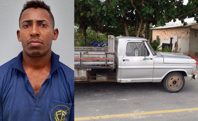Nova Viçosa: Polícia Civil prende homem por crime de receptação de caminhão F4000 que produto de roubo